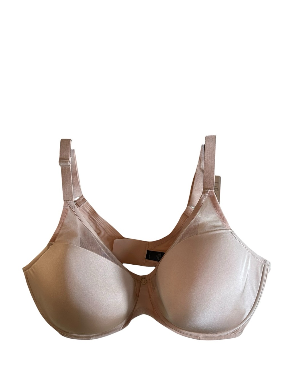 Understance Mesh Contour Flexwire Plunge Bra In Powder Pink Size 46DD NEW NWT